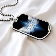 Load image into Gallery viewer, Psalm 91:11 Dog Tag Necklace
