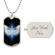 Load image into Gallery viewer, Psalm 91:11 Dog Tag Necklace
