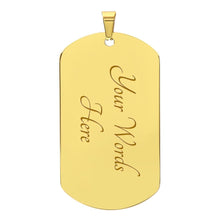 Load image into Gallery viewer, &quot;Police Officer DAD&quot;- Dog Tag Necklace
