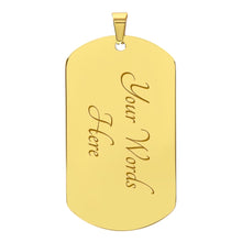 Load image into Gallery viewer, Psalm 91:11 Dog Tag Necklace
