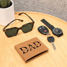 Load image into Gallery viewer, &quot;Love You To The Moon &amp; Back&quot; Leather Wallet For Dad
