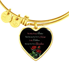 Load image into Gallery viewer, &quot;The Only Thing Better&quot; Heart Bracelet
