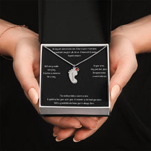 Load image into Gallery viewer, Baby Feet with Birthstone Personalized Necklace
