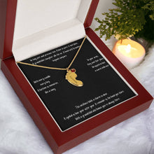 Load image into Gallery viewer, Baby Feet with Birthstone Personalized Necklace
