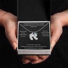 Load image into Gallery viewer, Baby Feet with Birthstone Personalized Necklace
