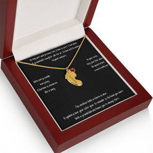 Load image into Gallery viewer, Baby Feet with Birthstone Personalized Necklace
