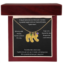 Load image into Gallery viewer, Baby Feet with Birthstone Personalized Necklace
