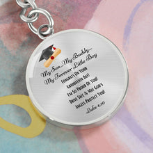 Load image into Gallery viewer, &quot;My Son&quot; Graduation Engraved Keychain
