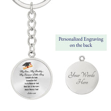 Load image into Gallery viewer, &quot;My Son&quot; Graduation Engraved Keychain
