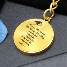 Load image into Gallery viewer, &quot;My Son&quot; Graduation Engraved Keychain
