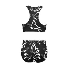 Load image into Gallery viewer, Butterfly Crop Top Bikini Set
