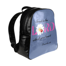 Load image into Gallery viewer, &quot;Trust In The Lord&quot; Multi Pocket Backpack
