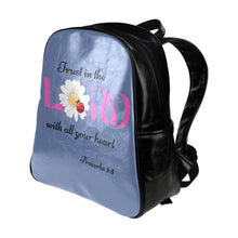 Load image into Gallery viewer, &quot;Trust In The Lord&quot; Multi Pocket Backpack
