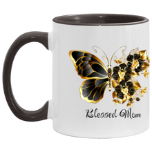 Load image into Gallery viewer, &quot;Blessed Mom&quot; 11 oz. Accent Mug
