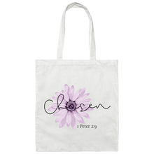 Load image into Gallery viewer, &quot;Chosen&quot; Canvas Tote Bag
