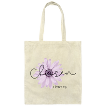 Load image into Gallery viewer, &quot;Chosen&quot; Canvas Tote Bag
