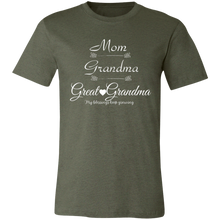 Load image into Gallery viewer, &quot;Mom, Grandma, Great-Grandma&quot; Unisex Short-Sleeve T-Shirt
