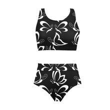 Load image into Gallery viewer, Butterfly Crop Top Bikini Set
